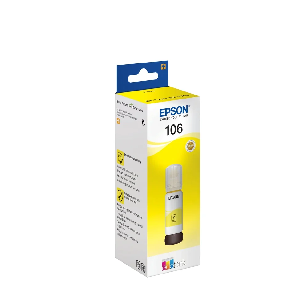 Epson 106 Yellow Ink Bottle - C13T00R440