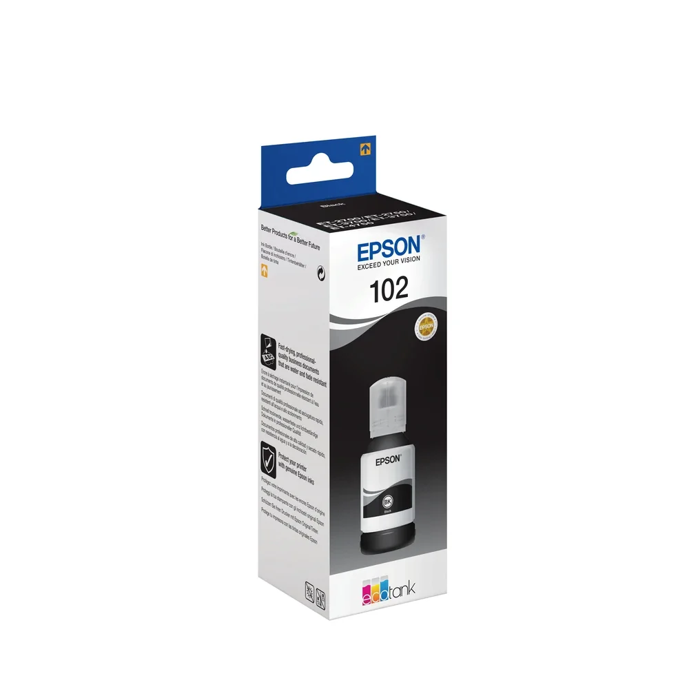 Epson 102 Black Ink Bottle - C13T03R140