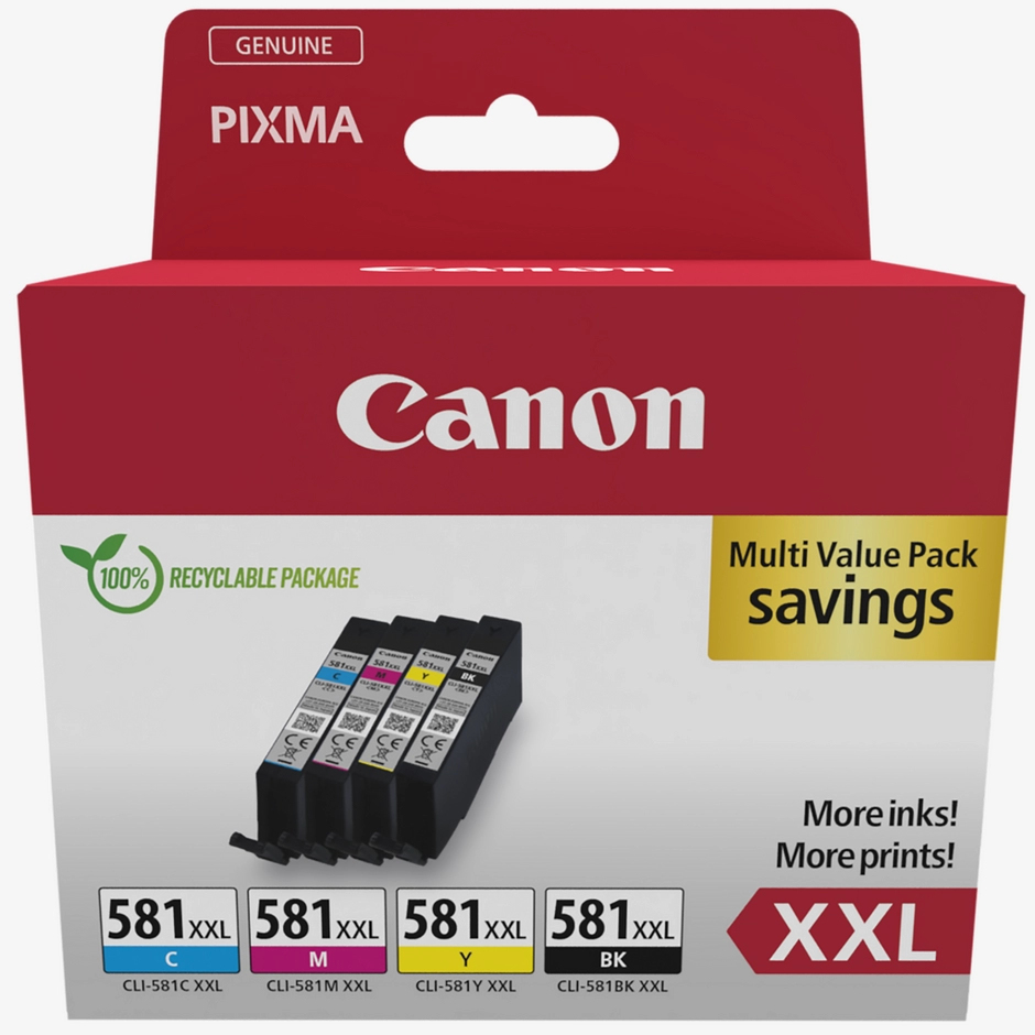 Canon CLI-581CMYK Ink Cartridge Multipack - 1998C004
