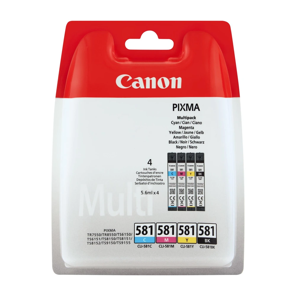 Canon CLI-581 Ink Cartridge Multipack - 2103C005