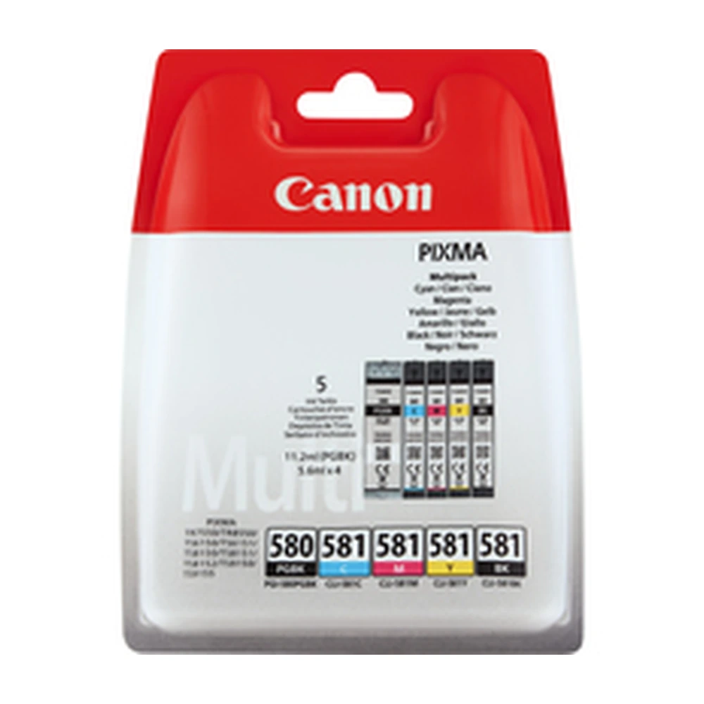 Canon PGI-580 + CLI-581 Ink Cartridge Multipack - 2078C005