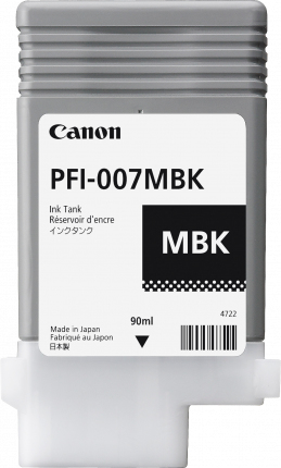 Canon PFI-007 Black Ink Cartridge - 2142C001