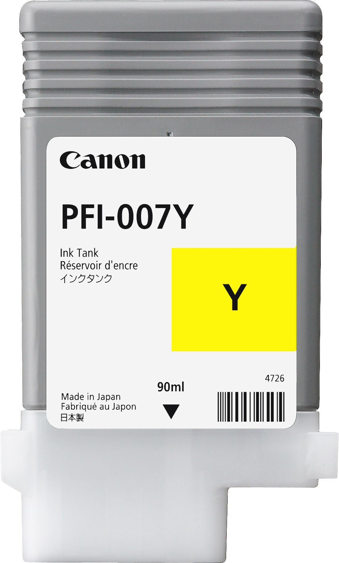 Canon PFI-007 Yellow Ink Cartridge - 2146C001