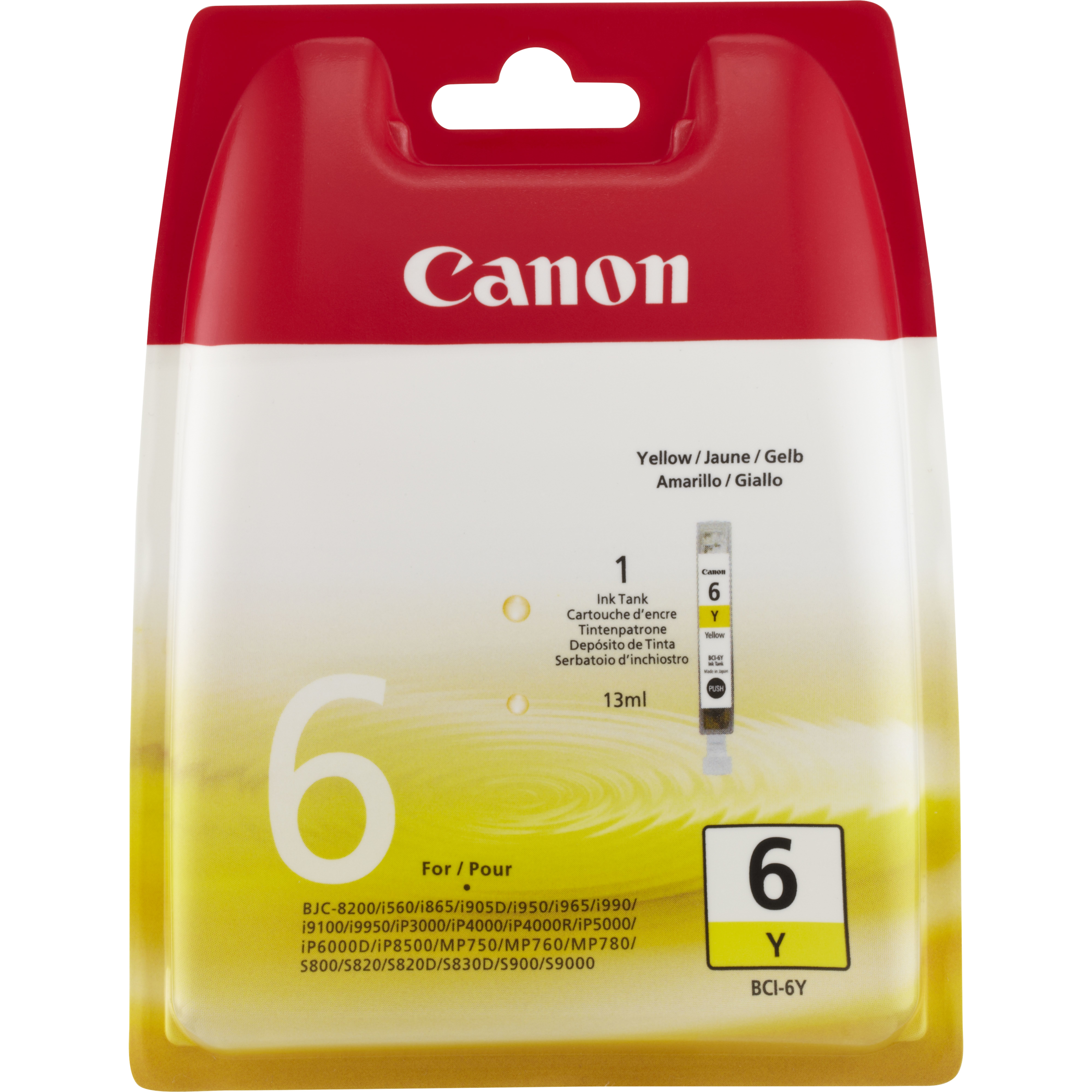 Canon BCI-6 Yellow Ink Cartridge - 4708A002