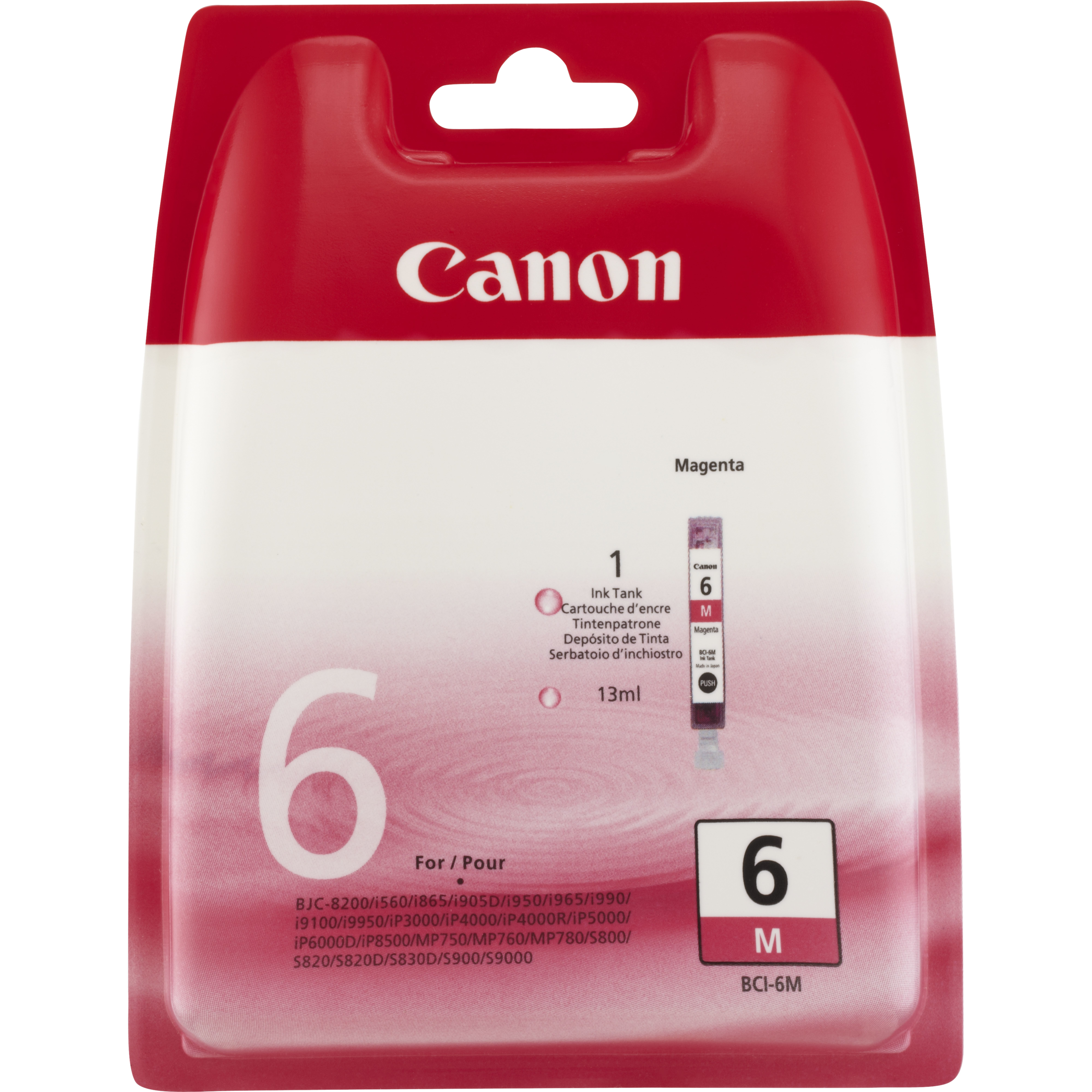 Canon BCI-6 Magenta Ink Cartridge - 4707A002