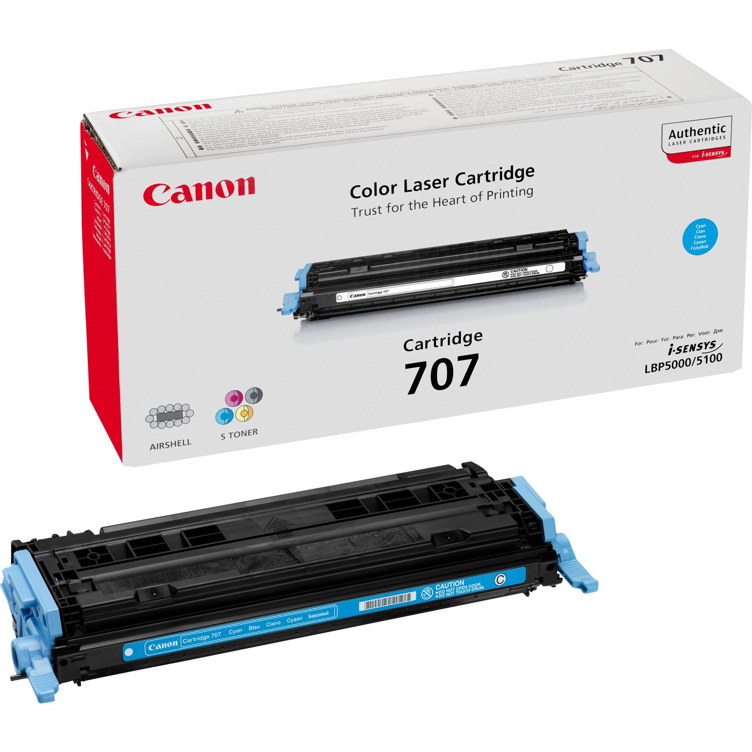 Canon 707 Cyan Toner Cartridge - 9423A004