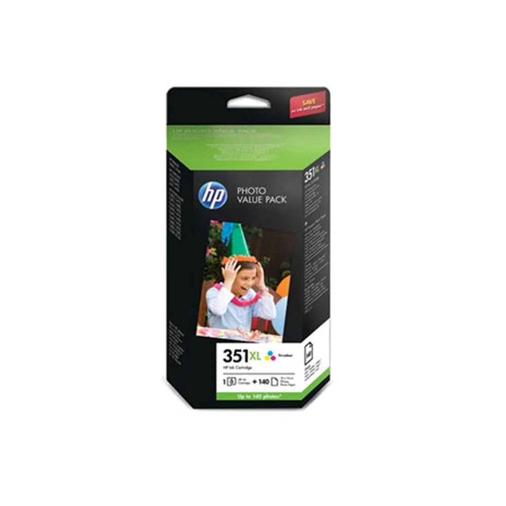 HP 351XL + 140 + 10 + 15 Ink Cartridge Multipack - Q8848EE