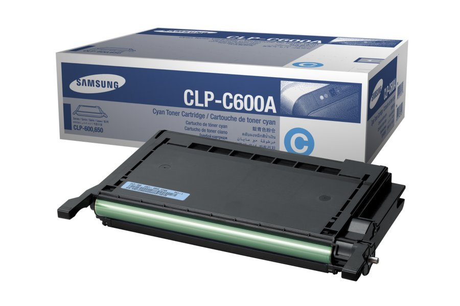 Samsung C600A Cyan Toner Cartridge - CLP-C600A