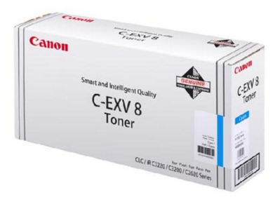 Canon C-EXV8 Cyan Toner Cartridge - 7628A002