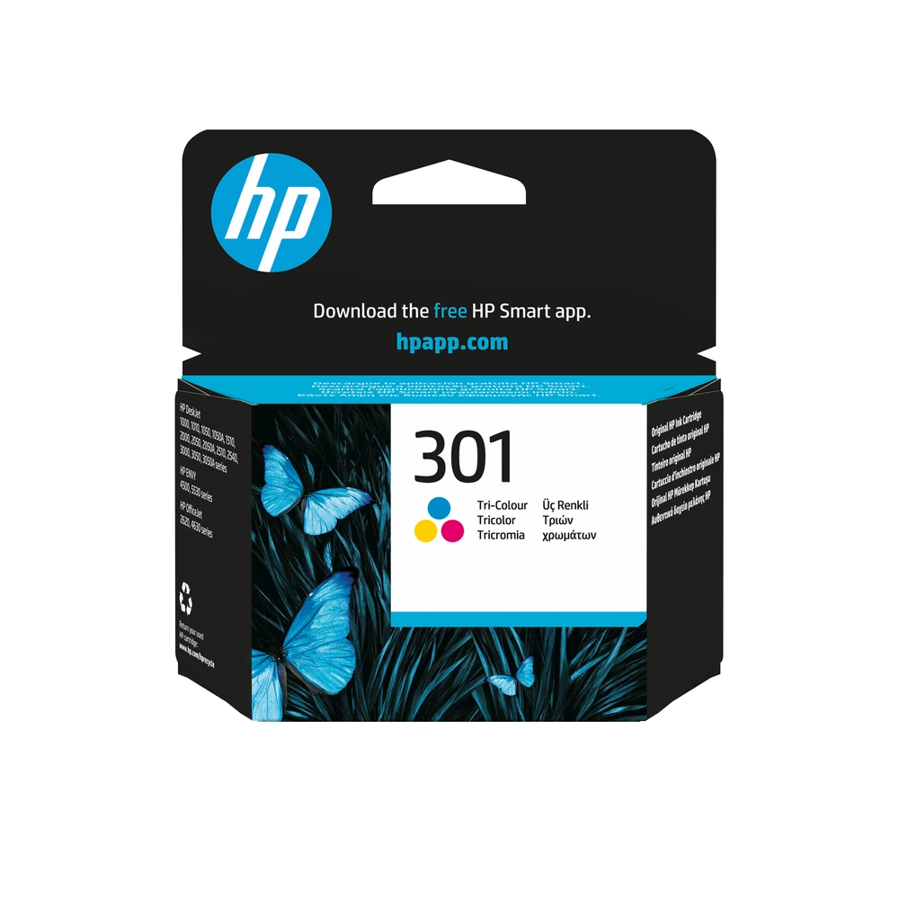 HP 301 Tri-Colour Ink Cartridge - CH562EE