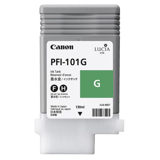 Canon PFI-101 Green Ink Cartridge - 0890B001