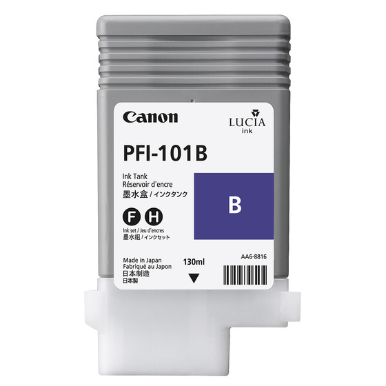 Canon PFI-101 Blue Ink Cartridge - 0891B001