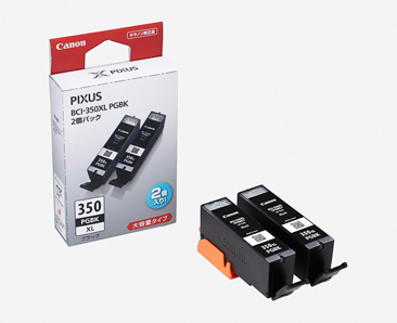 Canon BCI-350XLPGBK2P Black High Capacity Multipack - 6552B005