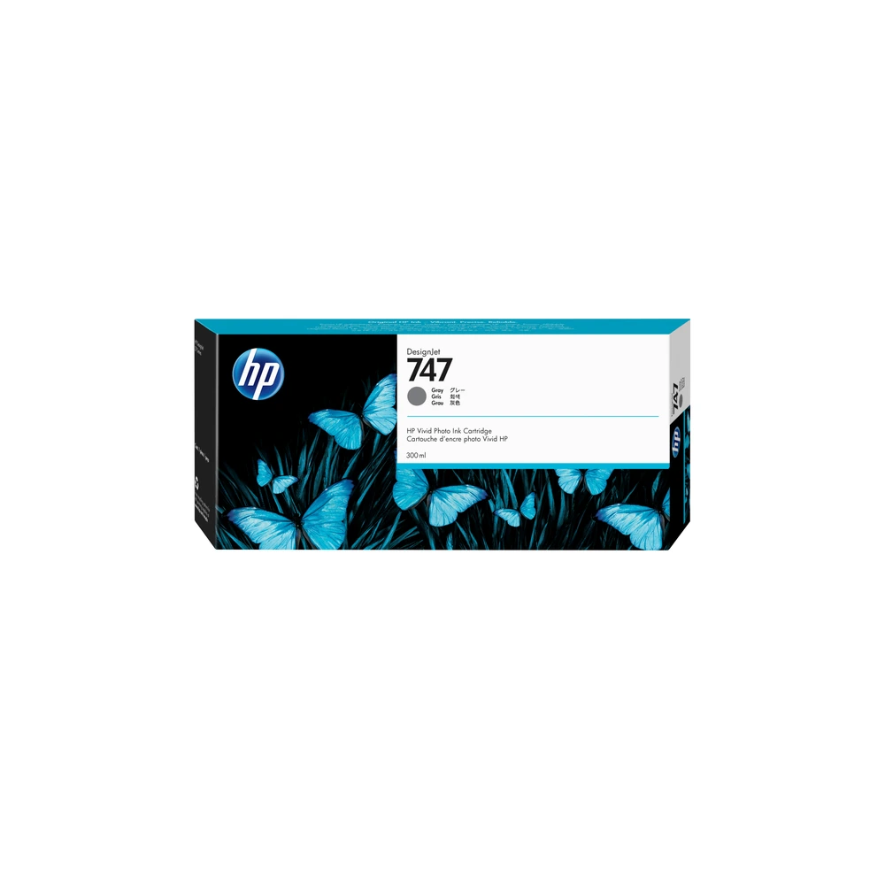 HP 747 Grey Ink Cartridge - P2V86A