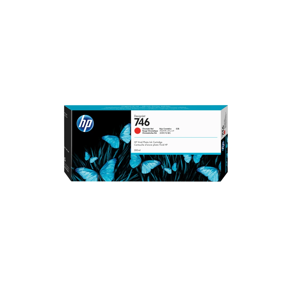 HP 746 Chromatic Red Ink Cartridge - P2V81A