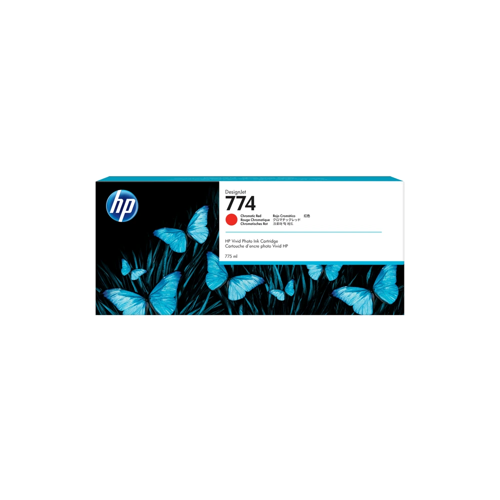 HP 774 Chromatic Red Ink Cartridge - P2W02A