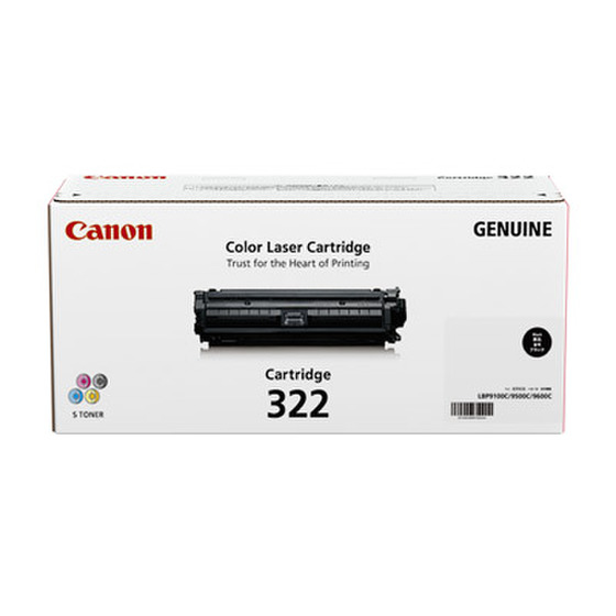 Canon 322 Black Toner Cartridge - 2652B001