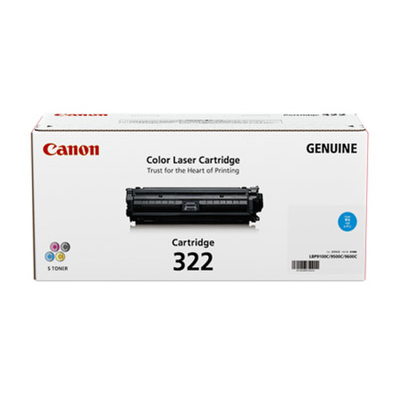 Canon 322 Cyan Toner Cartridge - 2650B001