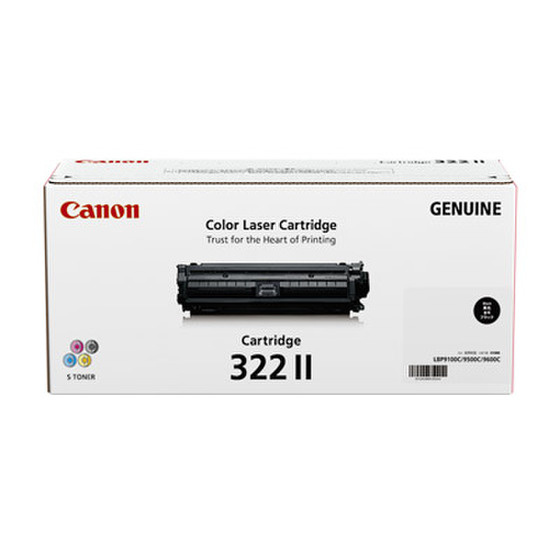 Canon 322 Black Toner Cartridge - 2653B001