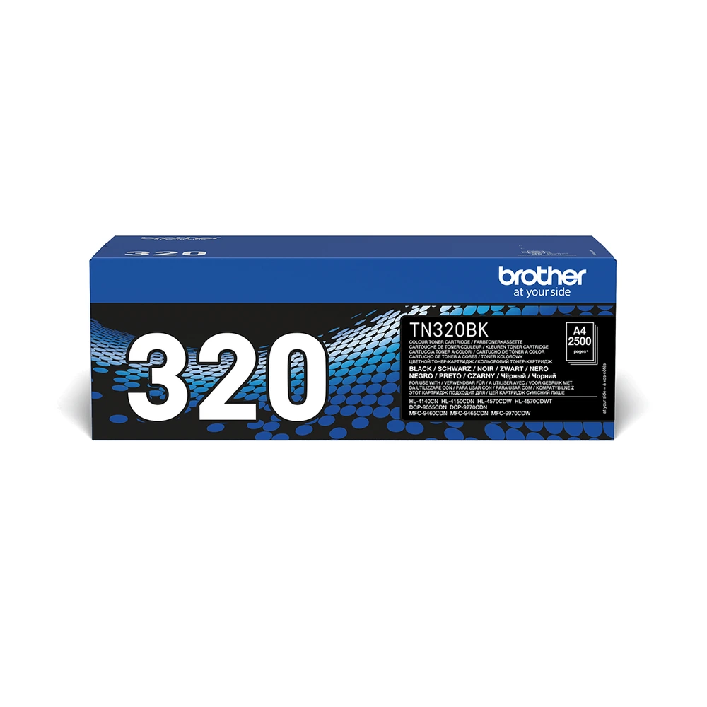 Brother TN-320 Black Toner Cartridge - TN-320BK