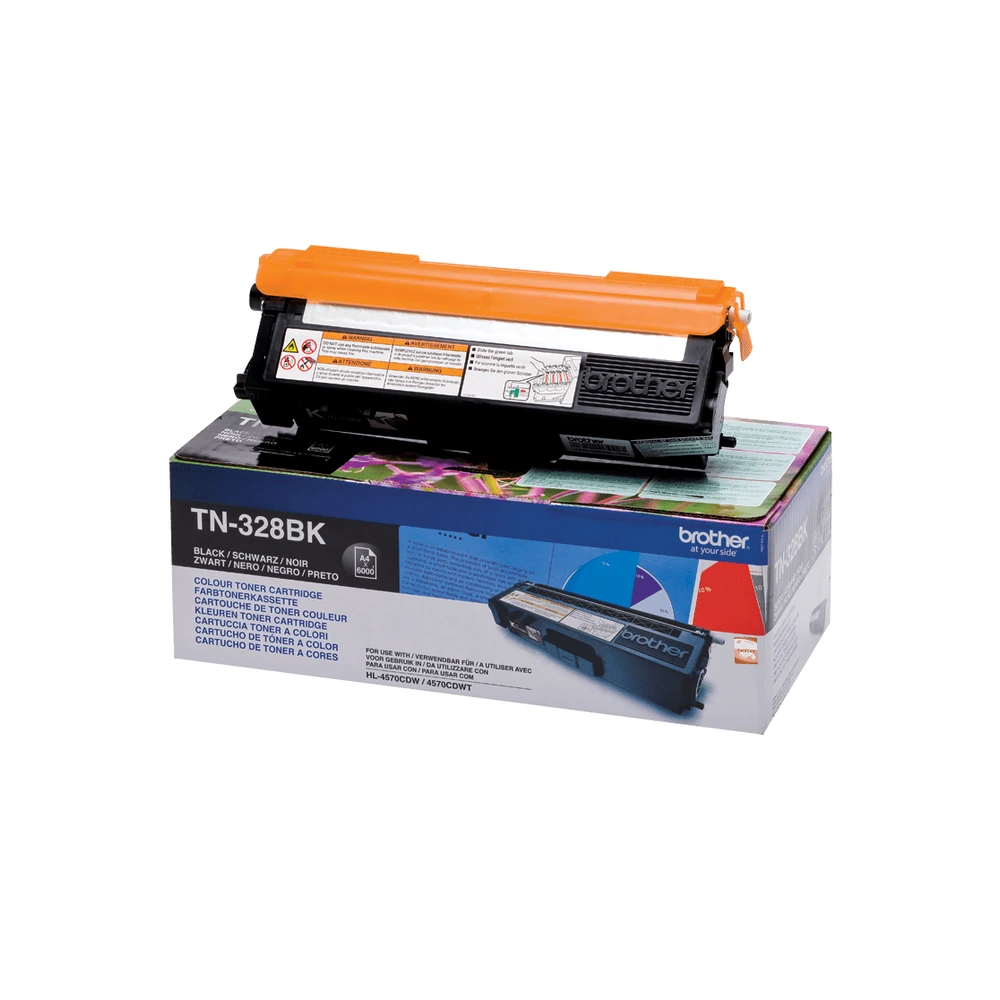 Brother TN-328 Black Toner Cartridge - TN-328BK