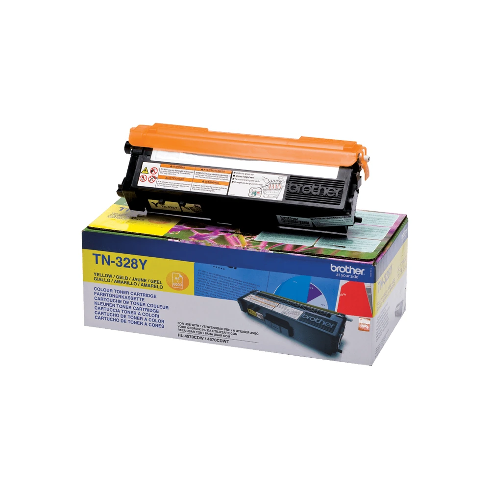 Brother TN-328 Yellow Toner Cartridge