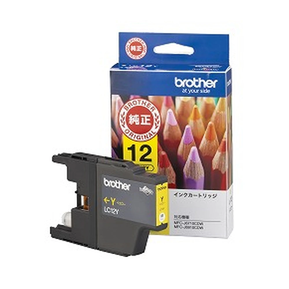 Brother LC12 Yellow Ink Cartridge