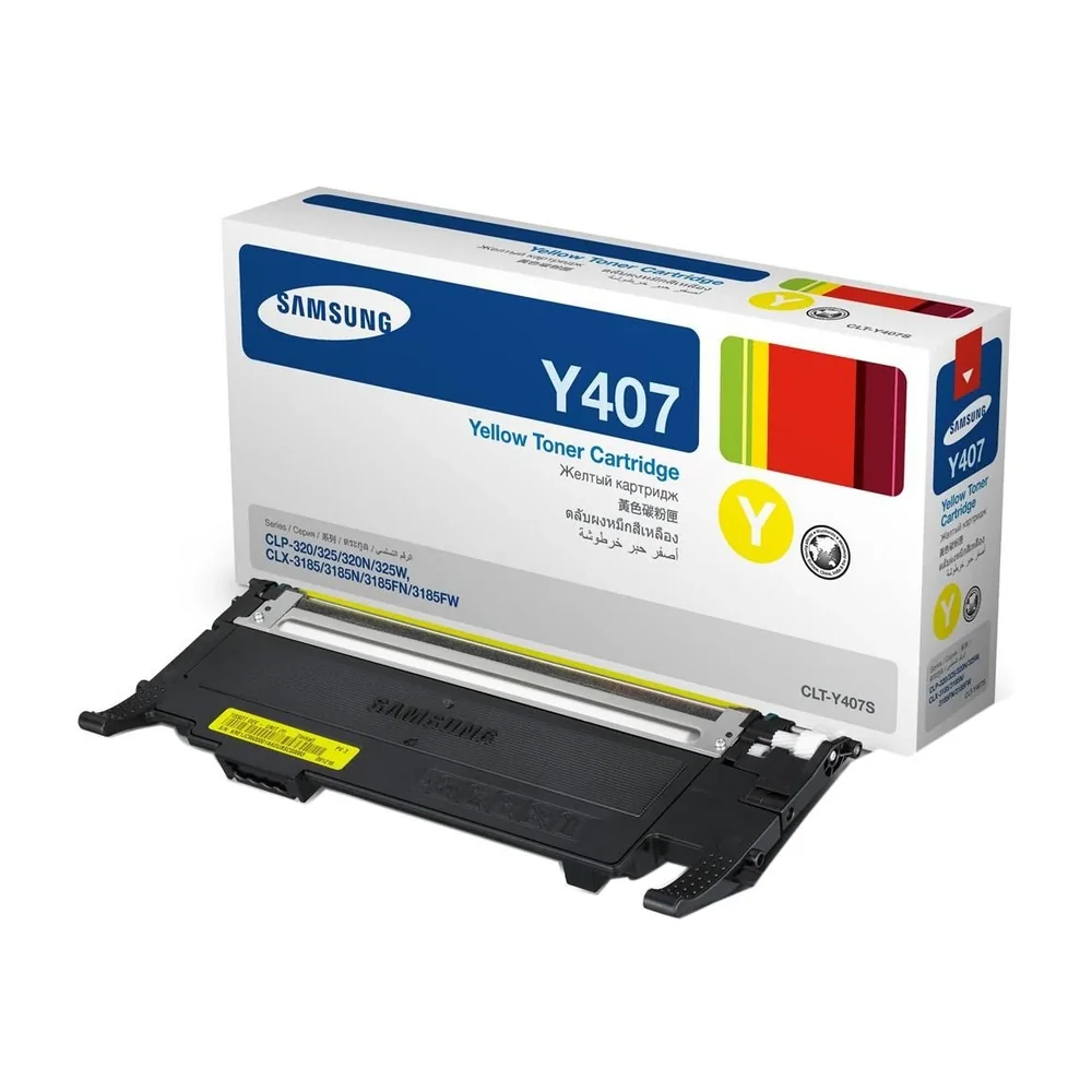 Samsung Y407S Yellow Toner Cartridge - CLT-Y407S