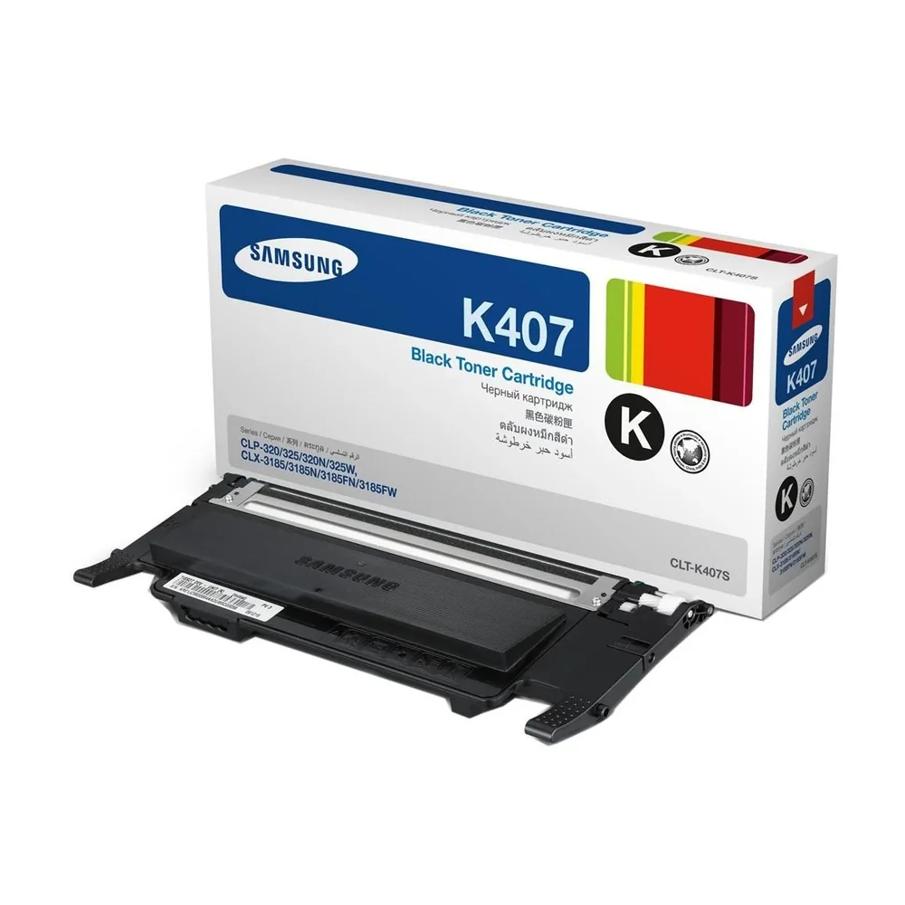 Samsung K407S Black Toner Cartridge - CLT-K407S