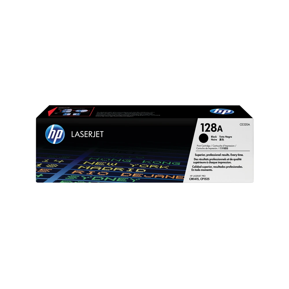 HP 128A Black Toner Cartridge - CE320A