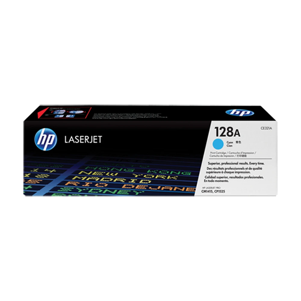 HP 128A Cyan Toner Cartridge - CE321A