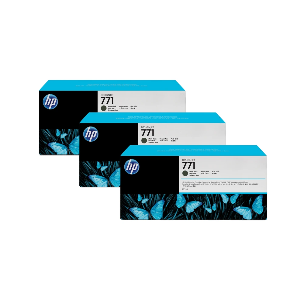 HP 771 Matte Black Tri-Pack - CR250A