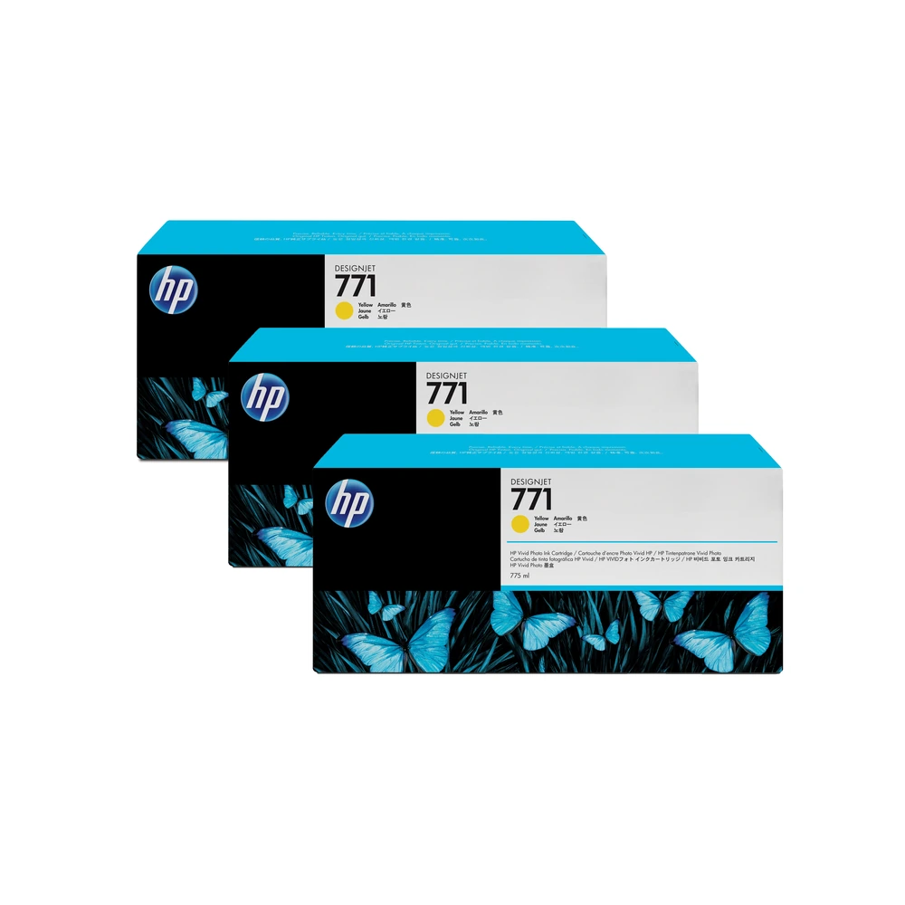 HP 771 Yellow Tri-Pack - CR253A