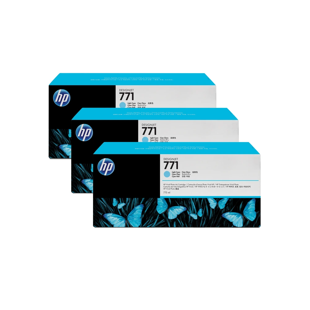 HP 771 Light Cyan Tri-Pack - CR255A