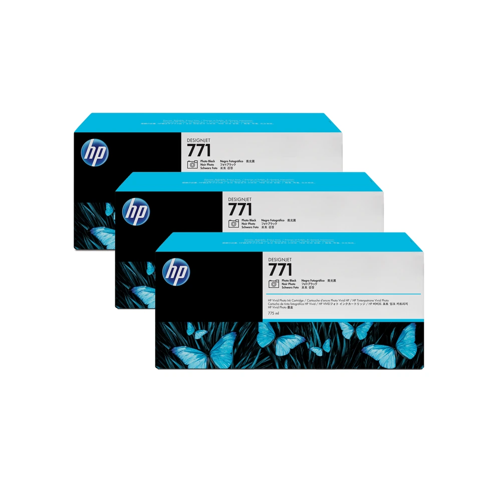HP 771 Photo Black Tri-Pack - CR256A
