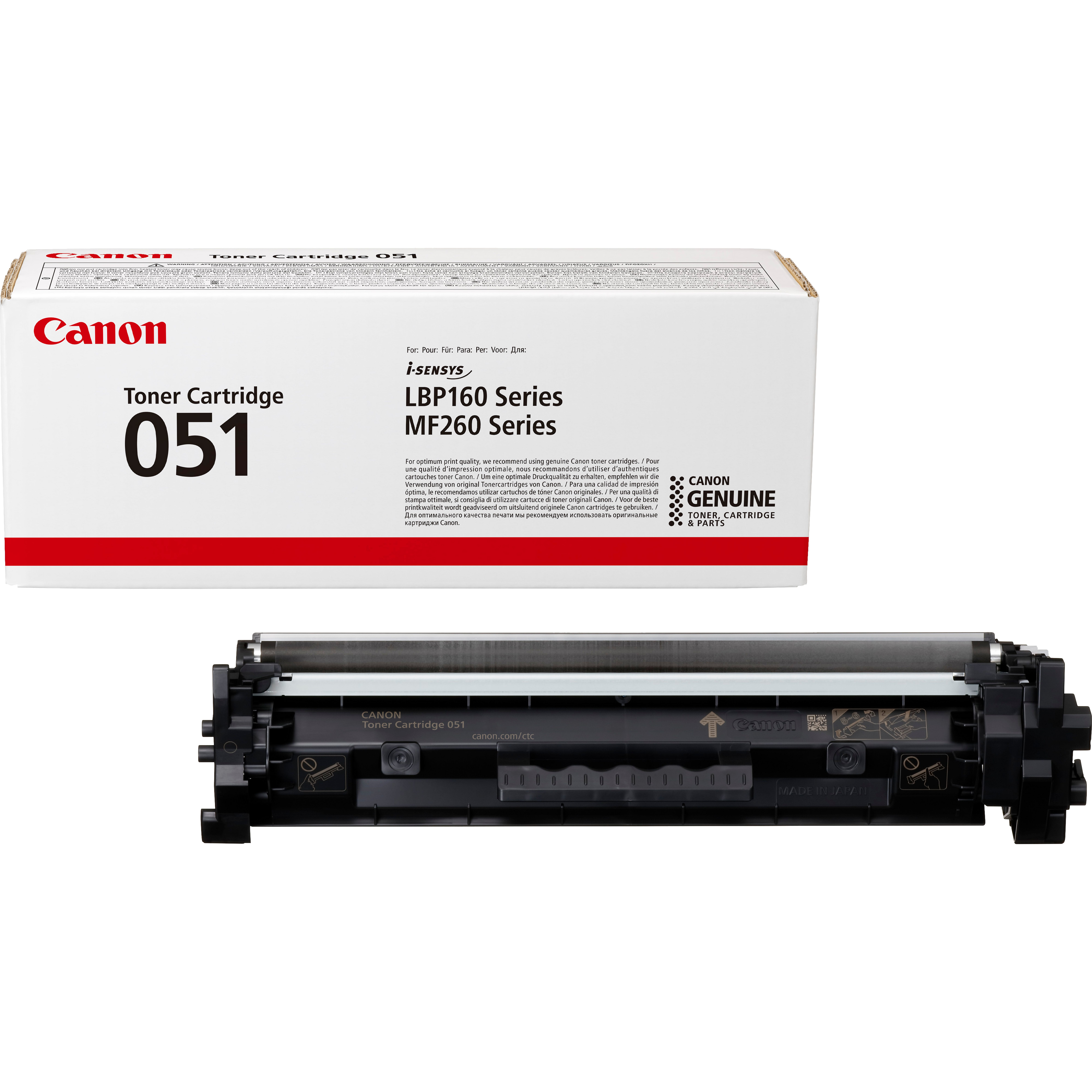 Canon 051 Black Toner Cartridge - 2168C002