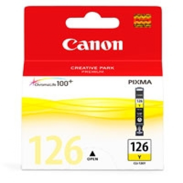 Canon CLI-126 Yellow Ink Cartridge - 4564B001
