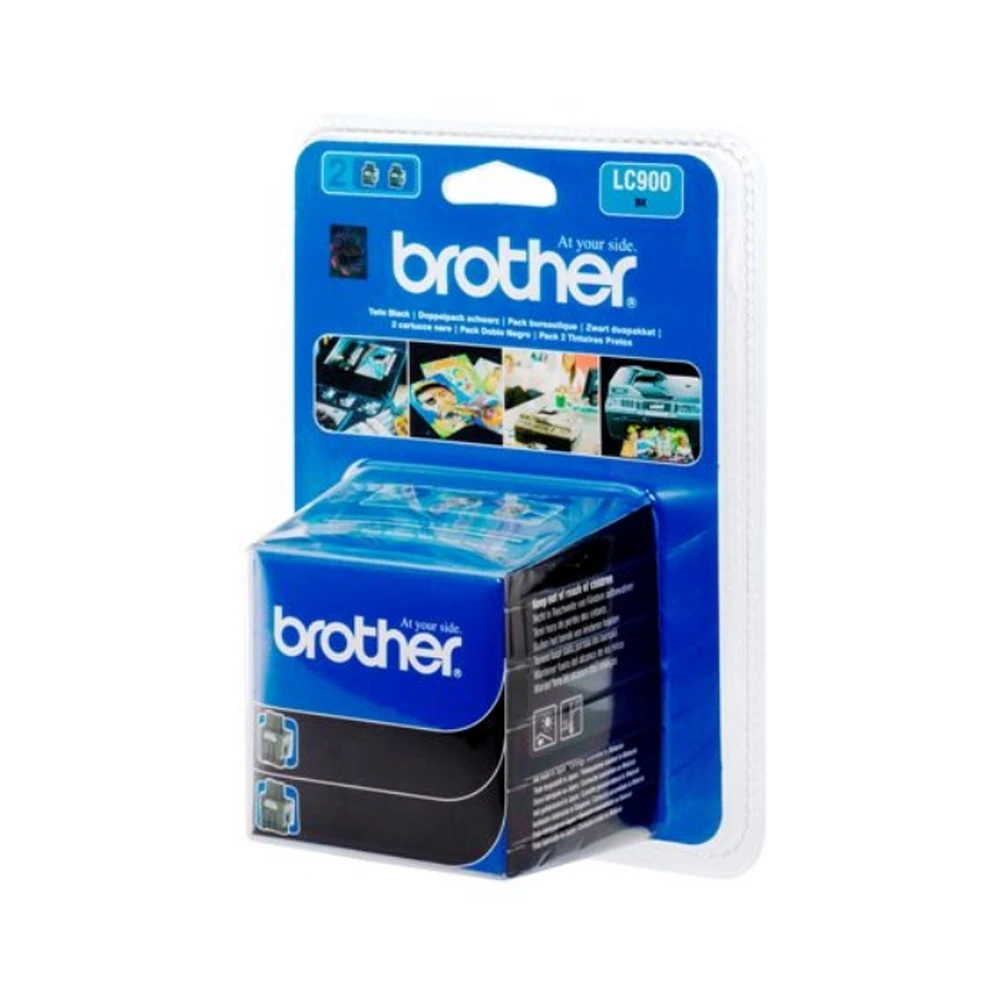 Brother LC900 Black Twin Pack - LC-900BKBP2DR
