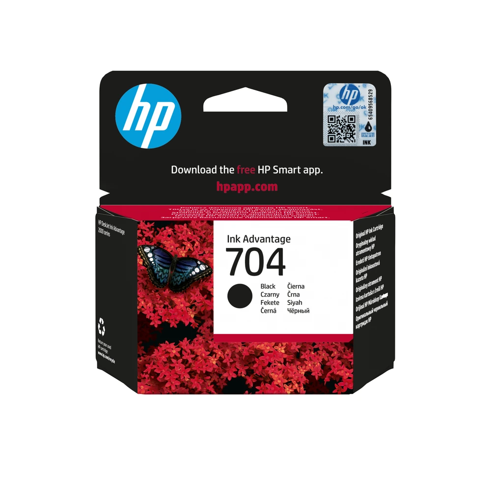 HP 704 Black Ink Cartridge - CN692AE