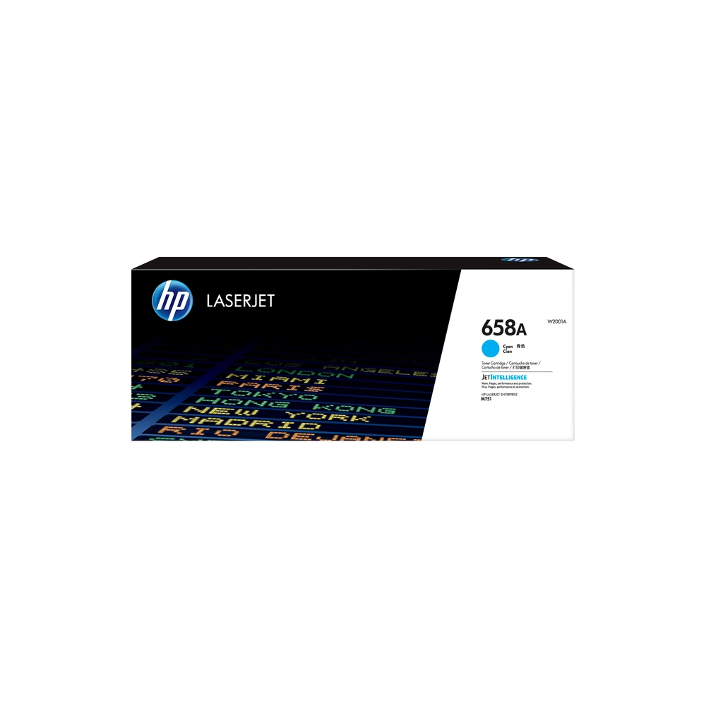 HP 658A Cyan Toner Cartridge - W2001A