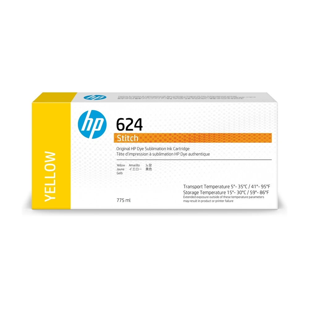 HP 624 Yellow Ink Cartridge - 2LL56A