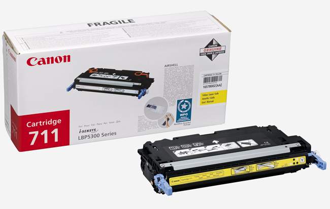 Canon 711 CMYK Multipack Yellow Toner Cartridge - 1657B002