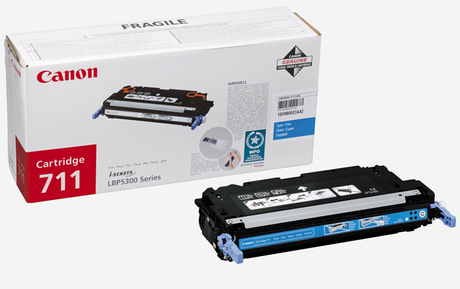 Canon 711 CMYK Multipack Cyan Toner Cartridge - 1659B002