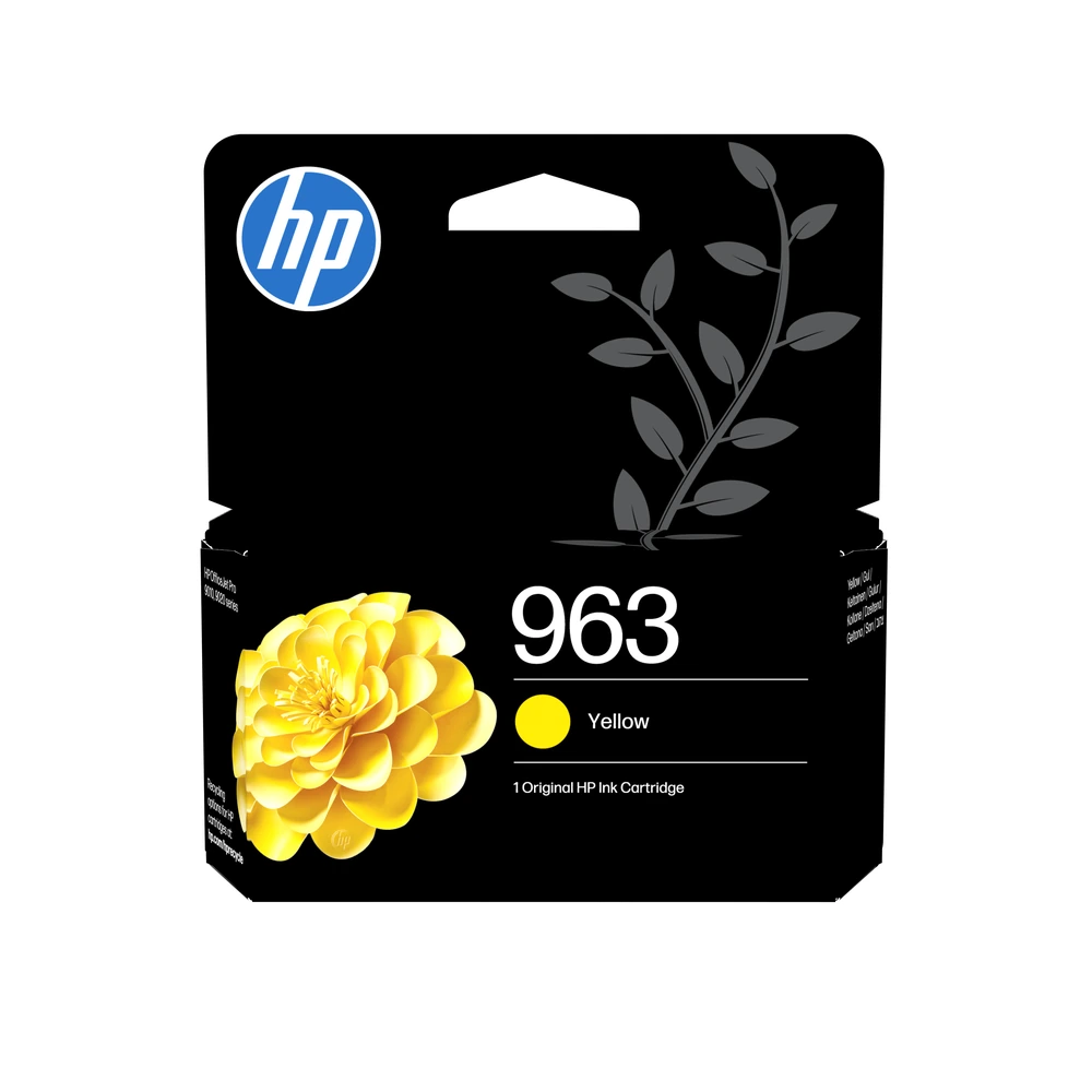 HP 963 Yellow Ink Cartridge - 3JA25AE