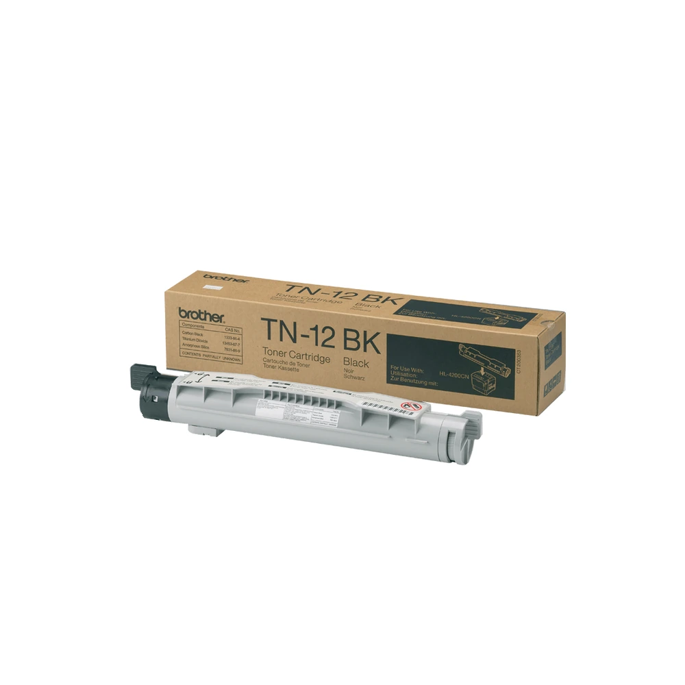 Brother TN-12 Black Toner Cartridge - TN-12BK