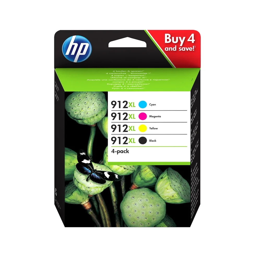 HP 912XL Ink Cartridge Multipack - 3YP34AE