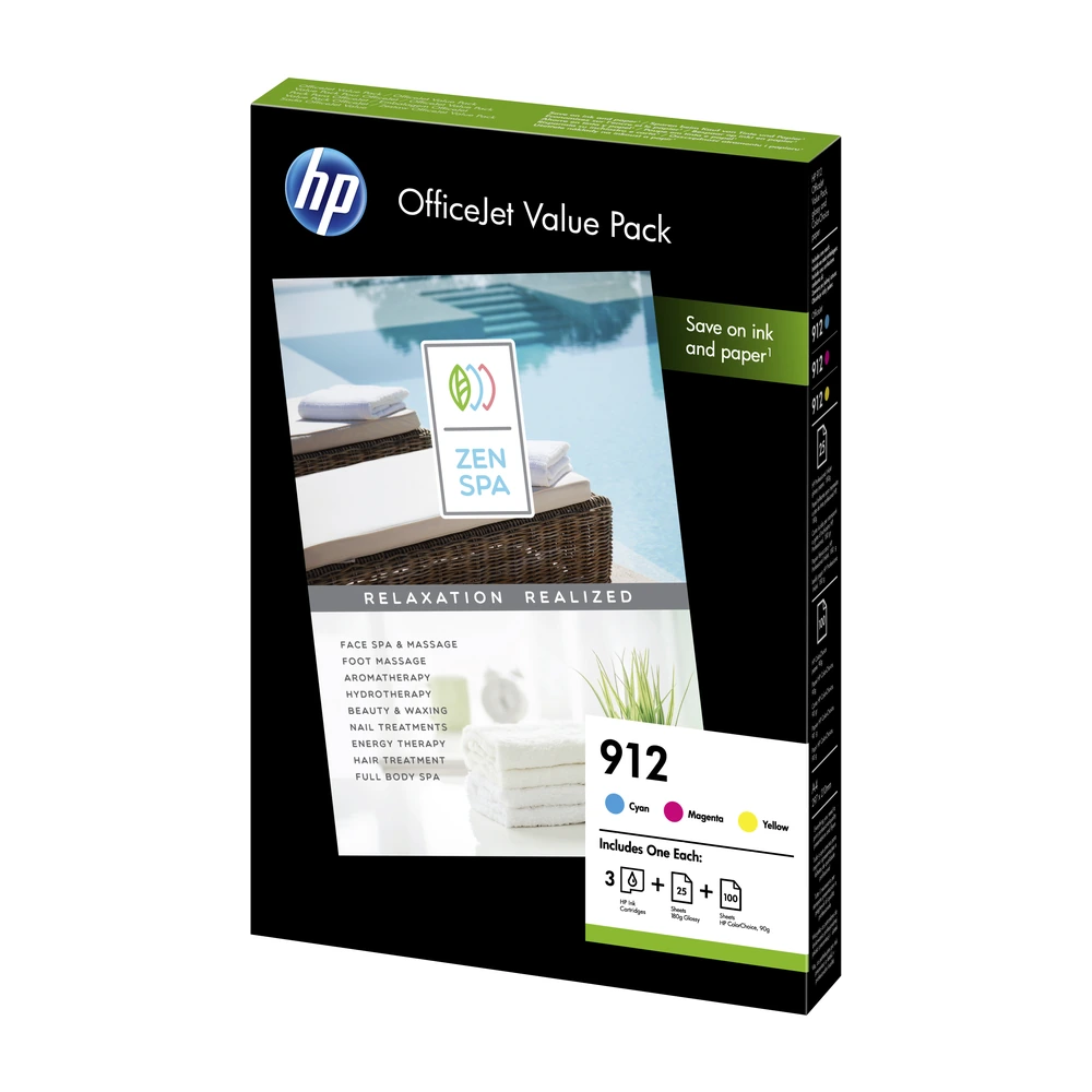 HP 912 Tri-Pack - 6JR41AE