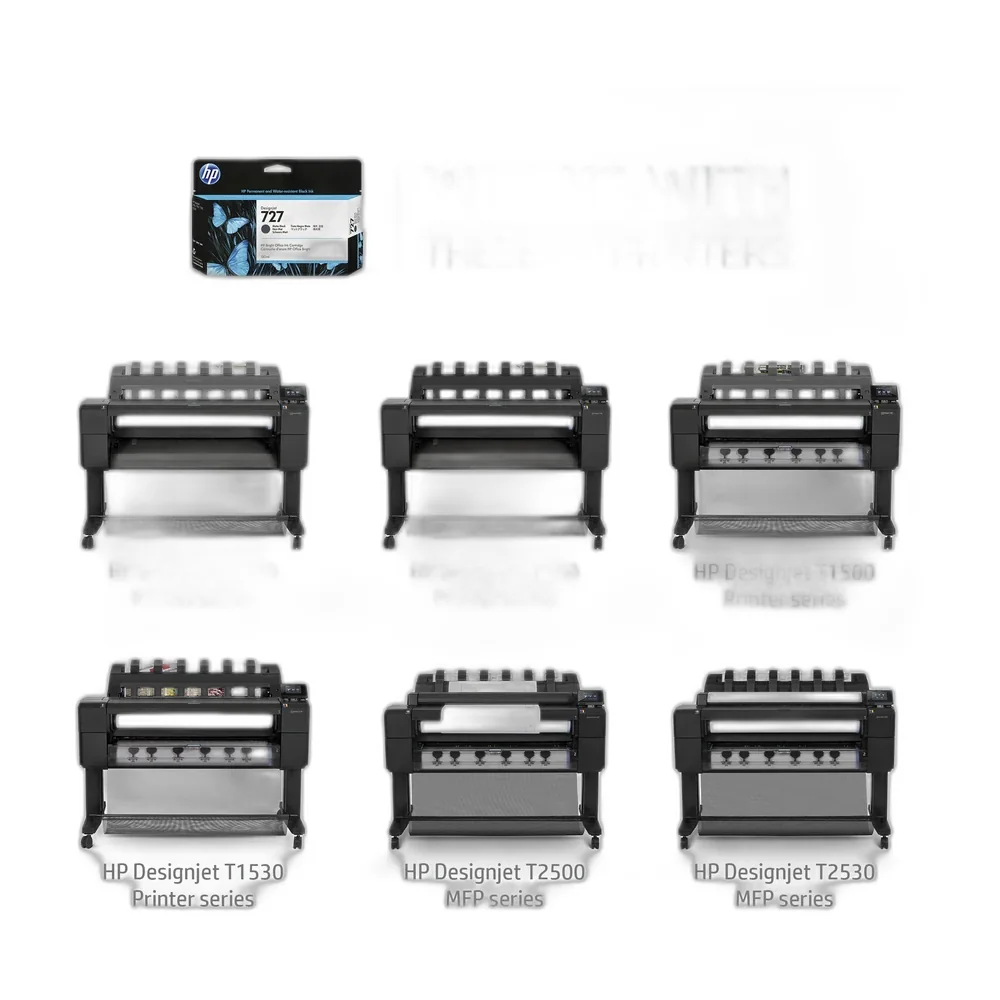 HP 727 Matte Black Ink Cartridge - B3P22A