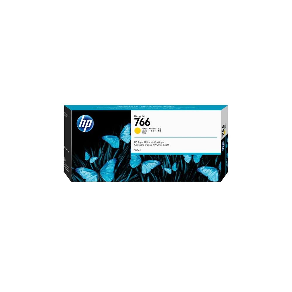 HP 766 Yellow Ink Cartridge - P2V91A