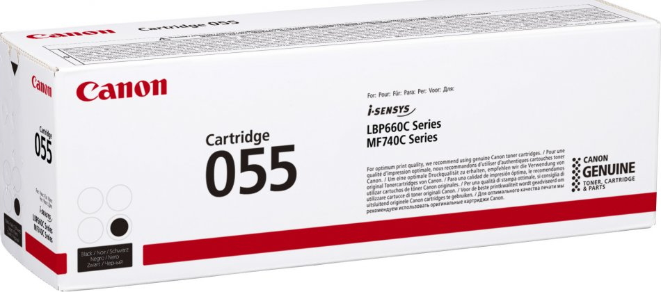 Canon 055 Black Toner Cartridge - 3016C002